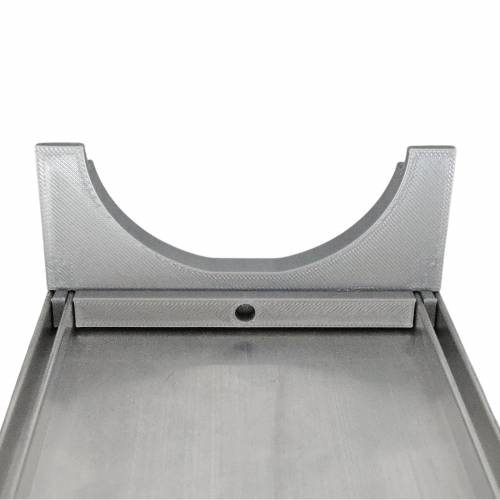Nóżkozaślepki PETG do profilu aluminiowego 10cm SZARE komplet - Wysokość 47 mm - Druk 3D – 2szt